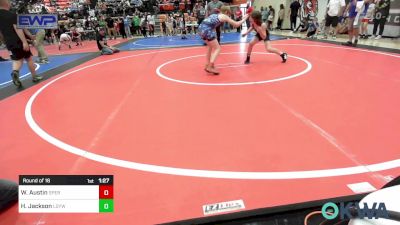 85 lbs Round Of 16 - Wyatt Austin, Sperry Wrestling Club vs Hunter Jackson, Locust Grove Youth Wrestling