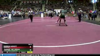 120 lbs Champ. Round 2 - Derrick Hoyett, Opelika Hs vs Thomas `jay` Zito Iii, John Carroll Catholic HS