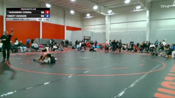 117 lbs Cons. Semi - Alejandra Corral, Unattached vs Trinity Howard, West Liberty