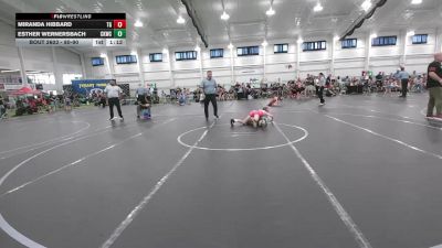 80-90 lbs Round 1 - Miranda Hibbard, Team Gridiron vs Esther Wernersbach, Central Kentucky Wrestling Club