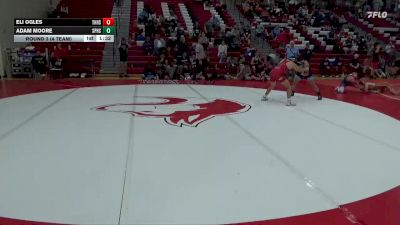 144 lbs Round 3 (4 Team) - Eli Ogles, Thompson HS vs Adam Moore, Spain Park Hs