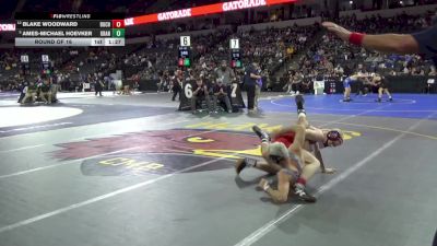 138 lbs Round Of 16 - Blake Woodward, Buchanan (CS) vs Ames-Michael Hoevker, Granite Hills (SD)