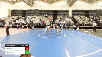 122-H lbs Consi Of 32 #2 - Thomas Andrews, Haddon Twp vs Dontae Kelly, Middle Township High School