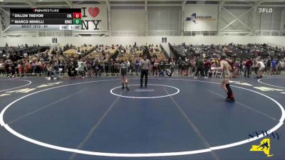 81 lbs Quarterfinal - Dillon Trevor, Club Not Listed vs Marco Minelli, Deep Roots Wrestling Club