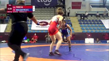 50 kg Quarterfinal - Madison Bianca Parks, Canada vs Thalia Jihann Mallqui Peche, Peru