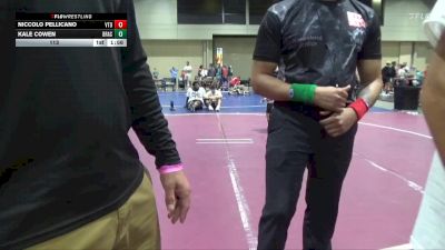 113 lbs Round 5 (6 Team) - Niccolo Pellicano, Venice Takedown Club vs Kale Cowen, BRAWL Silver