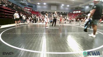 61 lbs Consi Of 8 #2 - Kaysen Peters, Collinsville Cardinal Youth Wrestling vs Miller Cade Lane, Collinsville Cardinal Youth Wrestling