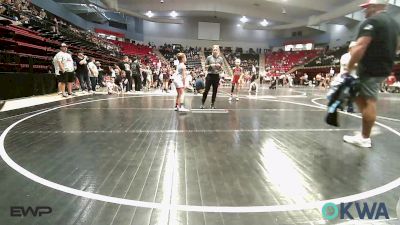 61 lbs Consi Of 8 #2 - Kaysen Peters, Collinsville Cardinal Youth Wrestling vs Miller Cade Lane, Collinsville Cardinal Youth Wrestling
