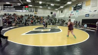 190 lbs Quarterfinal - Danika Harris, Glenrock vs Ava Zellmer, Laramie