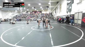150 lbs Champ. Round 2 - Sergio Gomez, St. John Bosco vs Mickey Madrigal, Palm Springs