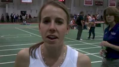 Nicole Schappert Wins Mile in 433 representing NYAC, Heading to DMR at Millrose Tomorrow 2012 BU Valentine