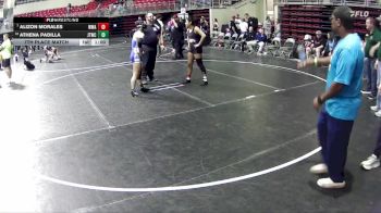 138 lbs 7th Place Match - Alizon Morales, Warrior Wrestling Academy vs Athena Padilla, Junior Titans Wrestling Club