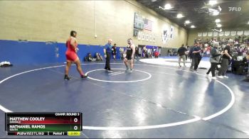 285 lbs Champ. Round 3 - Matthew Cooley, Oakdale vs Nathaniel Ramos, South