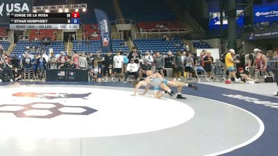 126 lbs Champ. Rd Of 32 - Jorge De La Rosa, Oregon vs Ethan Humphrey, Iowa