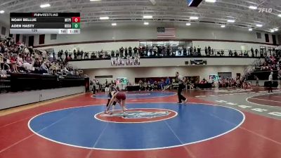 126 lbs Round 1 (16 Team) - Noah Bellue, Mt. Pisgah Christian School vs Aden Hasty, Heard County