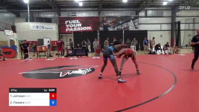 67 kg Consi Of 16 #2 - Tyler Johnson, Missouri vs Zachery Flowers, Western Colorado Wrestling Club