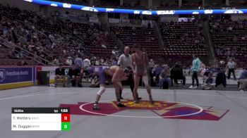 152 lbs Quarterfinal - Ty Watters, West Allegheny vs Michael Duggan, Boiling Springs