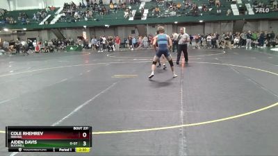 149 lbs Cons. Round 5 - Aiden Davis, Bucknell vs Cole Rhemrev, Indiana