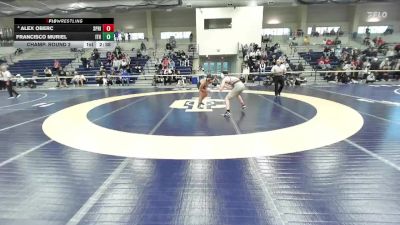 133 lbs Champ. Round 2 - Francisco Muriel, Ithaca vs Alex Oberc, Springfield