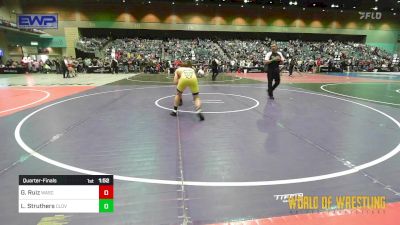 152 lbs Quarterfinal - Giovanni Ruiz, Wasco Wrestling vs Logan Struthers, Clovis