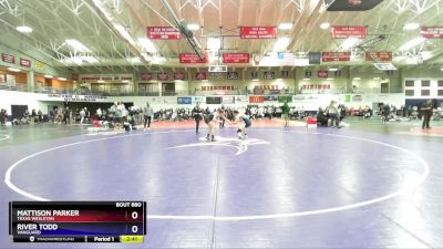 136 lbs Cons. Round 6 - River Todd, Vanguard vs Mattison Parker, Texas Wesleyan