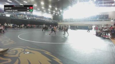 141 lbs Champ. Round 2 - Charlie Clark, Lemoore College vs Andy Ho, Mission College