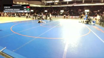 Girls 100 lbs Cons. Round 2 - Lynn Ou, Shorewood (Girls) vs RyleeAnne Jugarap, Stadium (Girls)