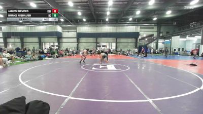 141 lbs Rr Rnd 7 - James Sievers, Roundtree Wrestling Academy - BHS vs Burke Niebauer, M2 Training Center - BHS