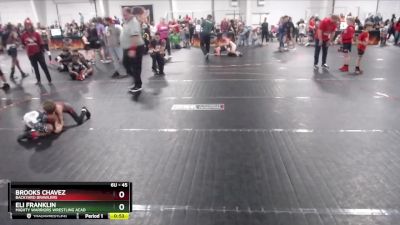 45 lbs Round 4 - Brooks Chavez, Backyard Brawlers vs Eli Franklin, Mighty Warriors Wrestling Acad