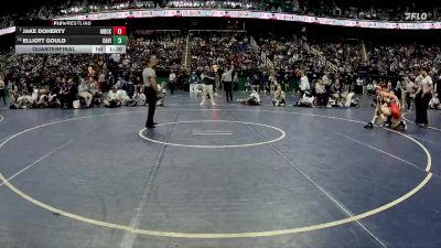 4A 150 lbs Quarterfinal - Jake Doherty, Middle Creek vs Elliott Gould, Davie