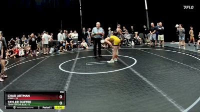 110 lbs Semis (4 Team) - Chad Artman, POWA vs Tayler Duffee, Team Gotcha Blue