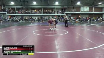 157 lbs Champ. Round 1 - Lukas Paulson, Augsburg vs Scotty Scheidecker, Cornell College