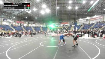 215 lbs Quarterfinal - Donovan Aguilera, No Team vs Joey Grimaldi, Westy Wolves