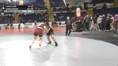145 lbs Consolation - Olivia Leone, Whittier vs Danica Manon, Greater Lawrence