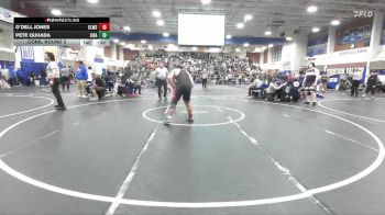215 lbs Cons. Round 2 - O`dell Jones, Clovis West vs Pete Quijada, Liberty (Bakersfield)