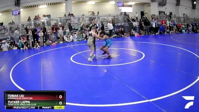 80 lbs Quarterfinal - Tucker Lappa, Texas Elite Wrestling Club vs Tobias Liu, Powerhouse Wrestling