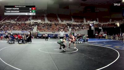 144-D4 Quarterfinal - Luke Grainger, Miami High School vs BRODY PORTER, Mogollon High School