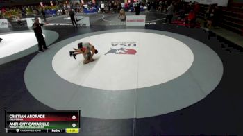 57 lbs Champ. Round 1 - Anthony Camarillo, Wright Wrestling Academy vs Cristian Andrade, California