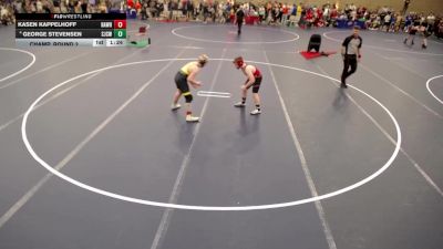 12U - 135 lbs Champ. Round 2 - Kasen Kappelhoff, Hammer Wrestling vs George Stevensen, St. James Cyclones Wrestling Club