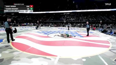 Cons. Semi - Kaden Wookey, Clark/Willow Lake vs Shay Weber, Philip/Kadoka Area/Wall