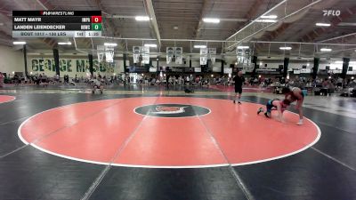 138 lbs Round Of 16 - Matt Mayr, Impact Wrestling Academy vs Landen Leiendecker, Honeybadgers