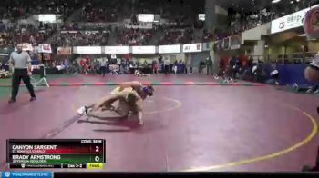 Cons. Semi - Brady Armstrong, Jefferson (Boulder) vs Canyon Sargent, St. Ignatius/Charlo