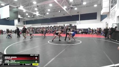 126 lbs Cons. Round 6 - Uriel Cruz, Menifee Wrestling Club vs Jesus Amaya, Unattached