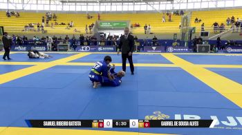 Gabriel De Sousa Alves vs Samuel Ribeiro Batista 2025 Brasileiro Jiu-Jitsu IBJJF