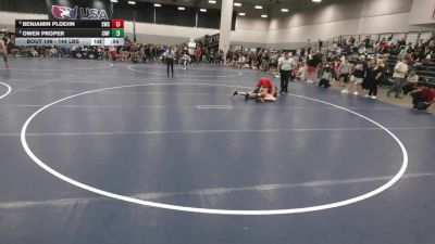 144 lbs Champ. Rd Of 16 - Benjamin Ploehn, Stallions Wrestling Club vs Owen Proper, Cyclones Wrestling & Fitness
