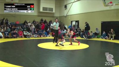 76 lbs Cons. Round 1 - Codey Her, Red Star Wrestling Academy vs Pablo Garcia, Woodlake