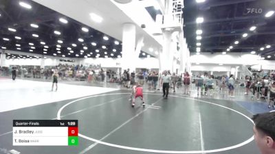 53 lbs Quarterfinal - Jacob Bradley, Juggernaut WC vs Trenton Boisa, Warriors Of Christ