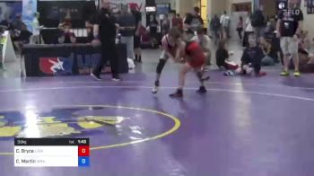 33 kg Cons Semis - Colton Bryce, Legacy Wrestling vs Cole Martin, Greater Heights Wrestling