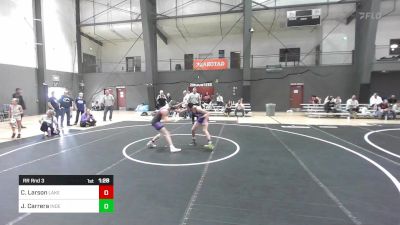 116 lbs Rr Rnd 3 - Casen Larson, Lake Stevens WC vs Javier Carrera, Independent