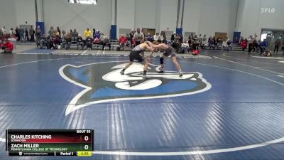 174 lbs Champ. Round 1 - Charles Kitching, Scranton vs Zach Miller, Pennsylvania College Of Technology